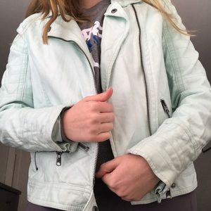 Garage Faux Leather Jacket